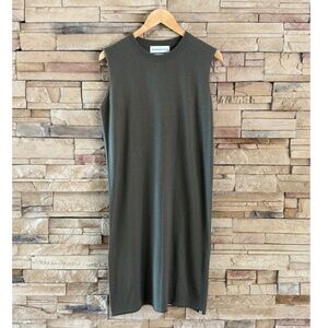 Extreme Cashmere Wool Cashmere Roma Dress Army Green One Size